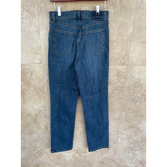 Abercrombie & Fitch Jeans Size 27 90s Straight Ultra High Rise Blue Denim - Picture 4 of 11